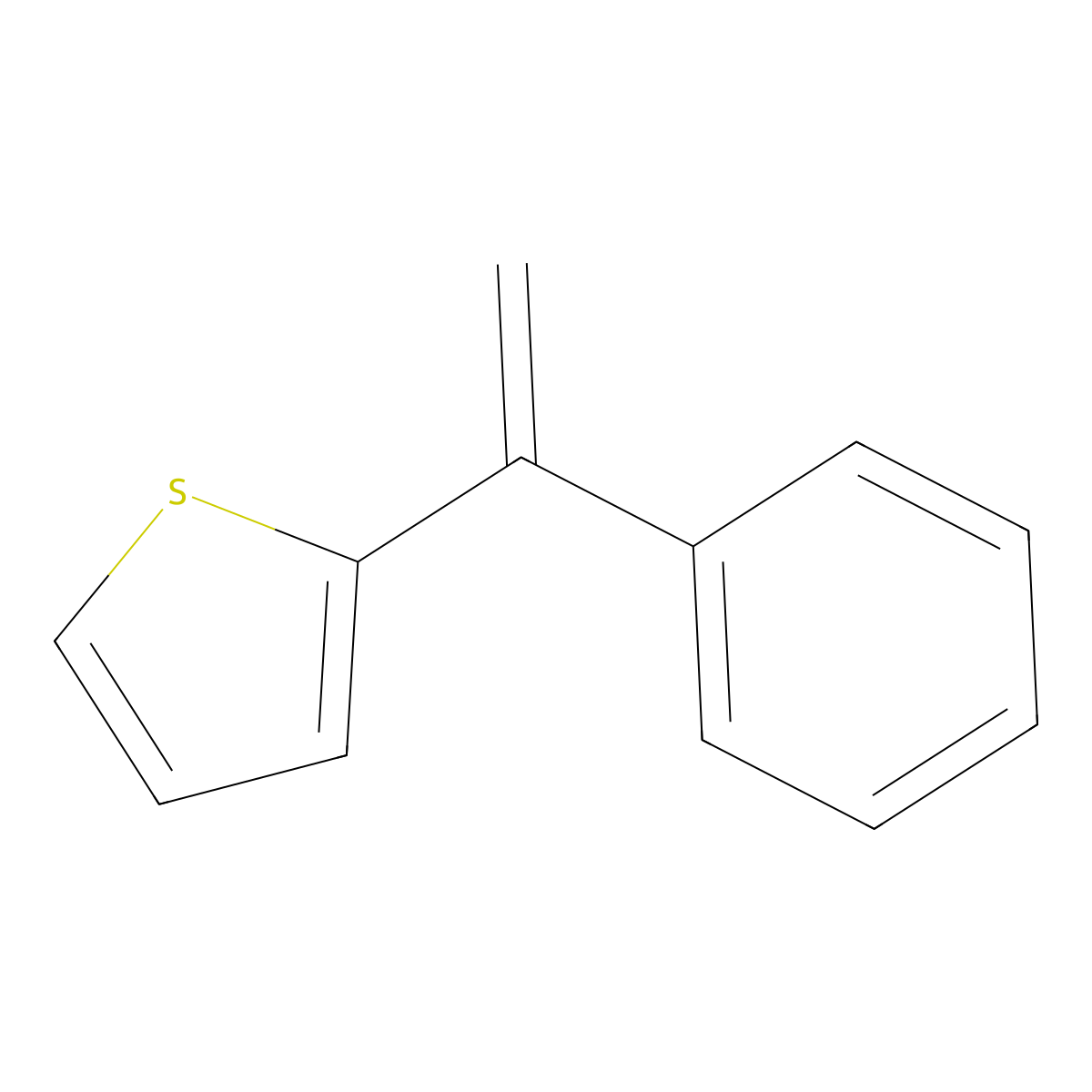 Thiophene, 2-(1-phenylethenyl)- molecular structure, CAS 30616-74-1