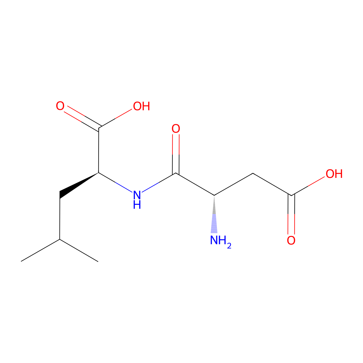 Asp-Leu molecular structure, CAS 3062-14-4