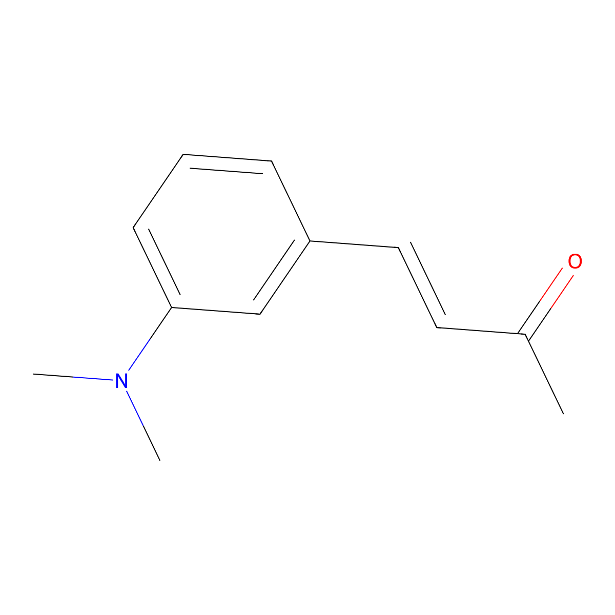 4-[3-(Dimethylamino)phenyl]but-3-en-2-one molecular structure, CAS 30625-56-0