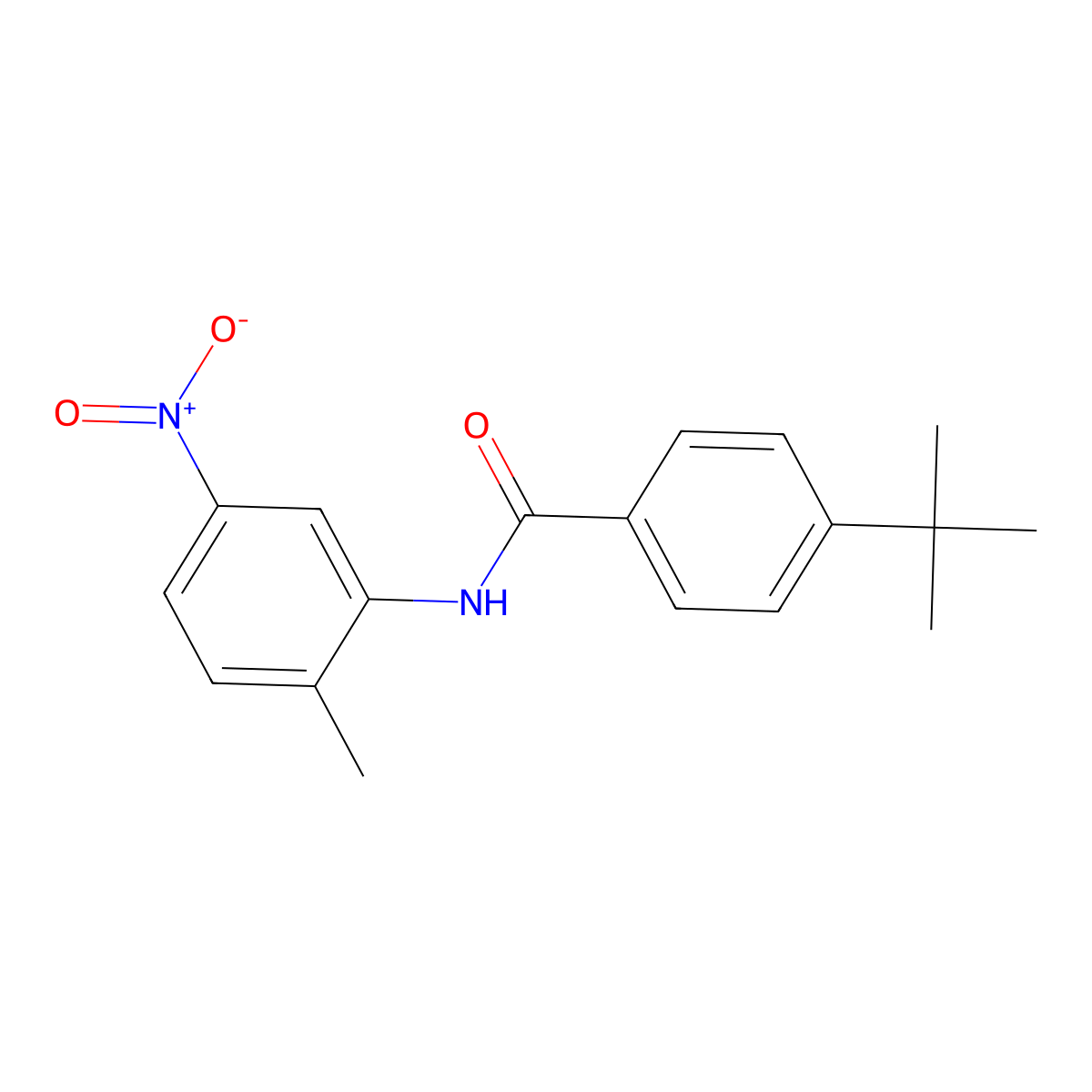 4-tert-butyl-N-(2-methyl-5-nitrophenyl)benzamide molecular structure, CAS 306278-70-6