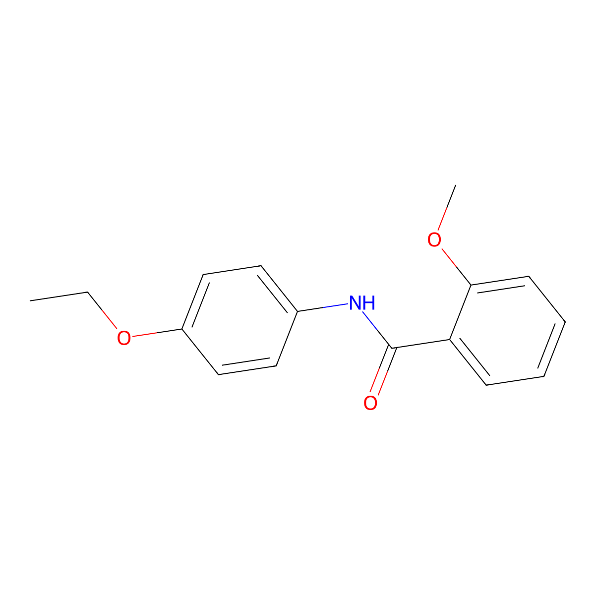 N-(4-ethoxyphenyl)-2-methoxybenzamide molecular structure, CAS 306279-64-1