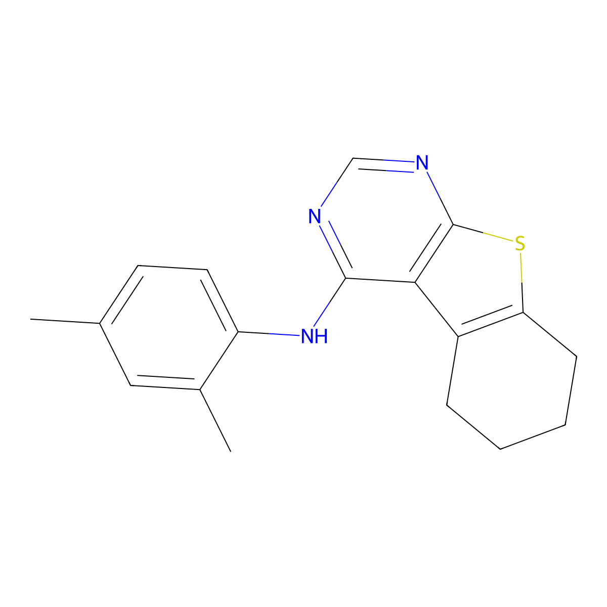 N-(2,4-dimethylphenyl)-8-thia-4,6-diazatricyclo[7.4.0.0^{2,7}]trideca-1(9),2(7),3,5-tetraen-3-amine molecular structure, CAS 306280-97-7