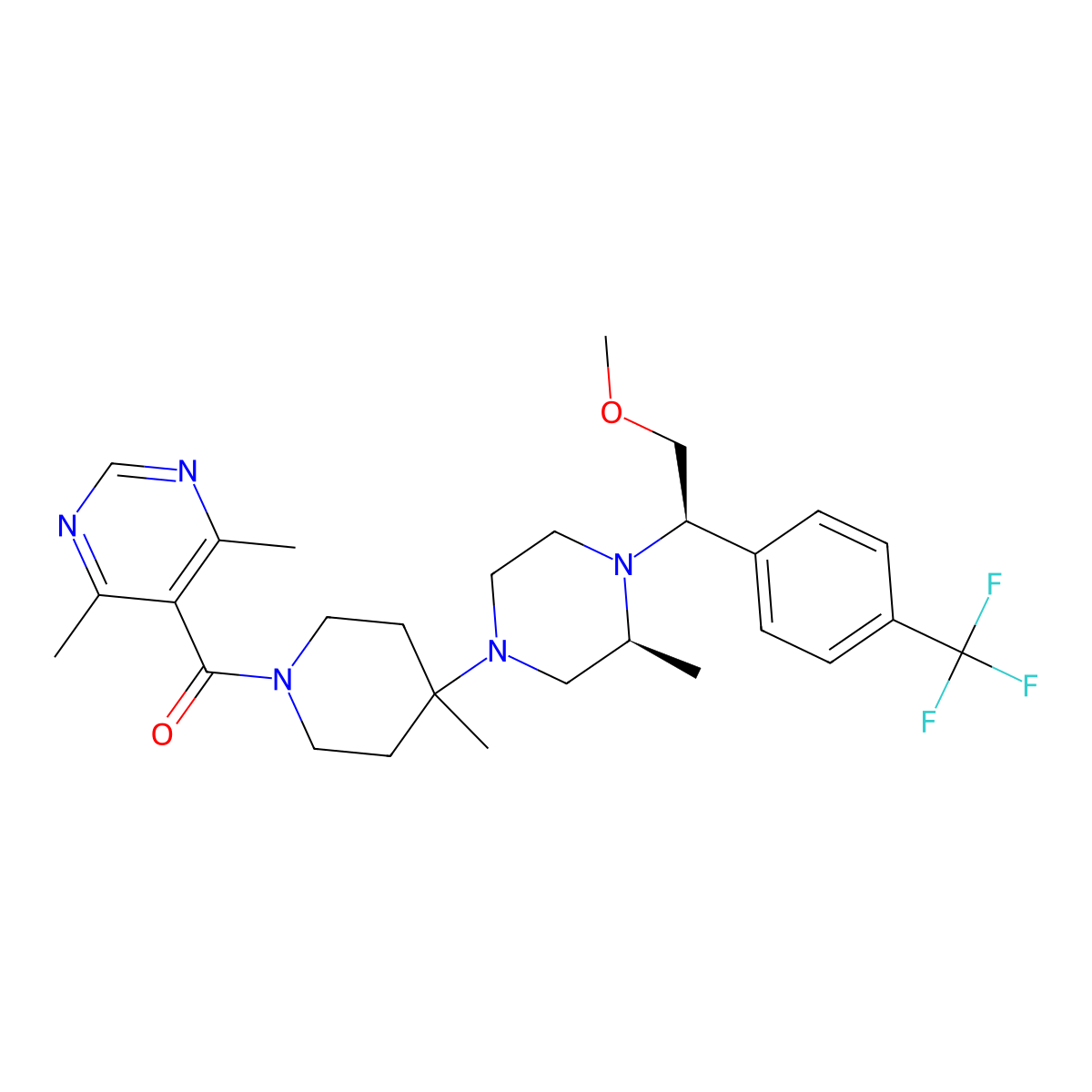 Vicriviroc molecular structure, CAS 306296-47-9