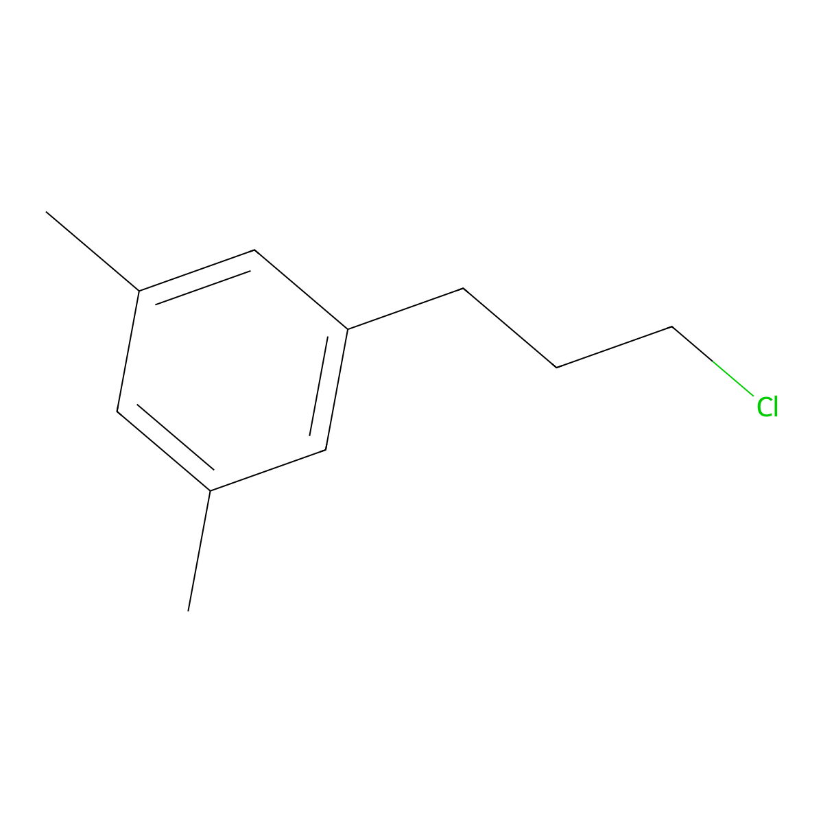 1-(3-Chloropropyl)-3,5-dimethylbenzene molecular structure, CAS 306308-12-3