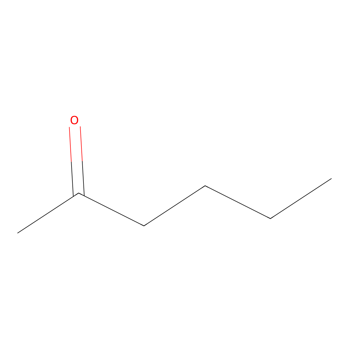 2-Hexanone molecular structure, CAS 30637-87-7