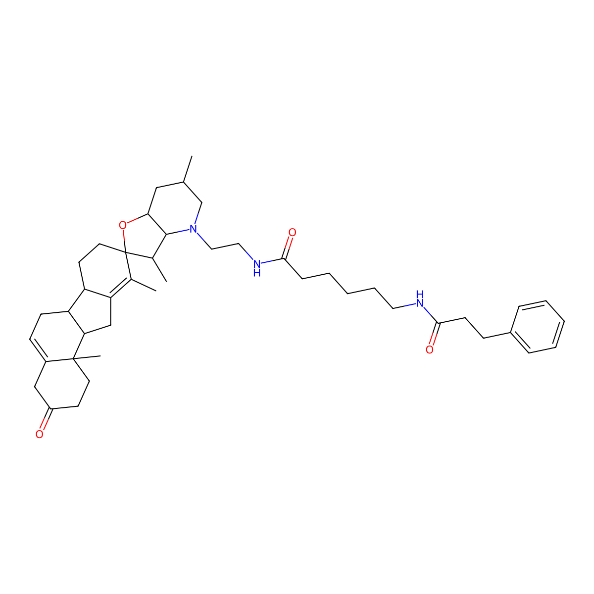 Cyclopamine-KAAD molecular structure, CAS 306387-90-6