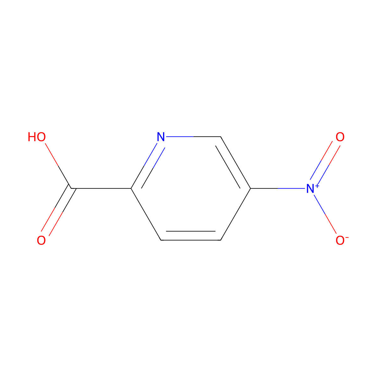 5-Nitropicolinic acid molecular structure, CAS 30651-24-2