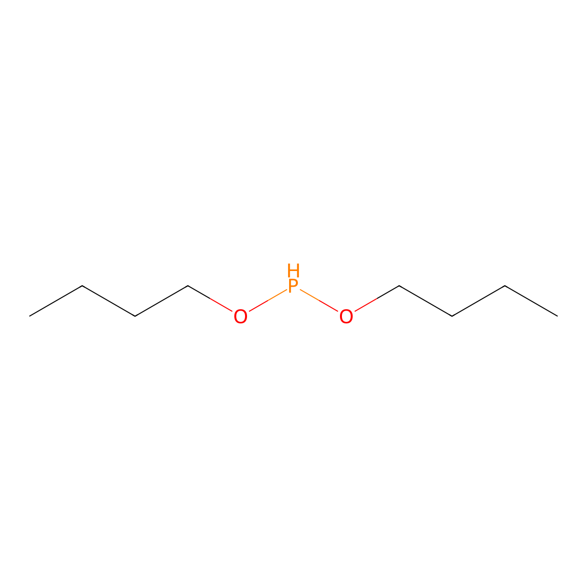 Dibutyl phosphonite molecular structure, CAS 30653-71-5