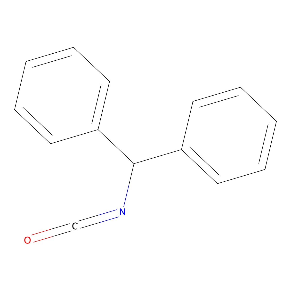 (Isocyanatomethylene)dibenzene molecular structure, CAS 3066-44-2