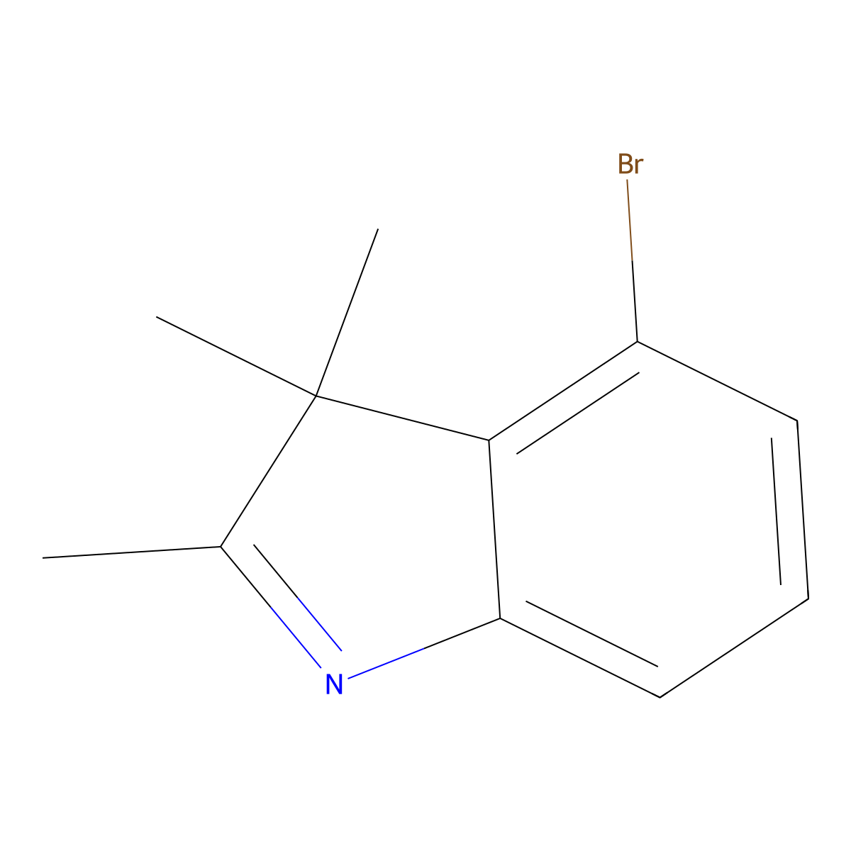 4-bromo-2,3,3-trimethyl-3H-indole molecular structure, CAS 3066337-11-6