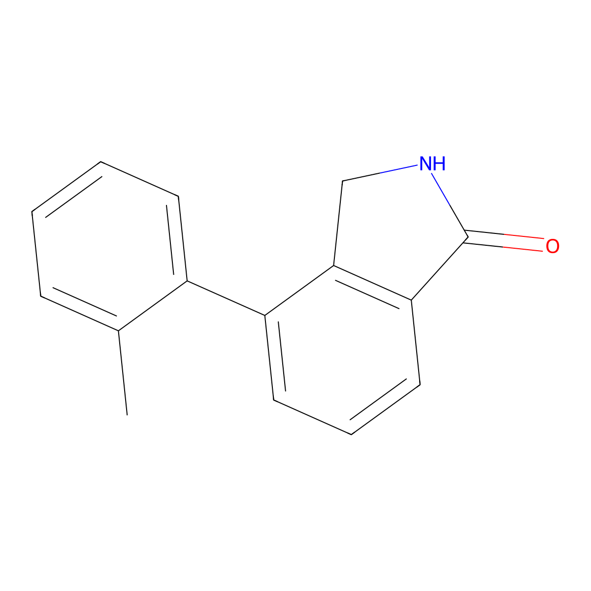 4-(o-Tolyl)isoindolin-1-one molecular structure, CAS 3066799-00-3