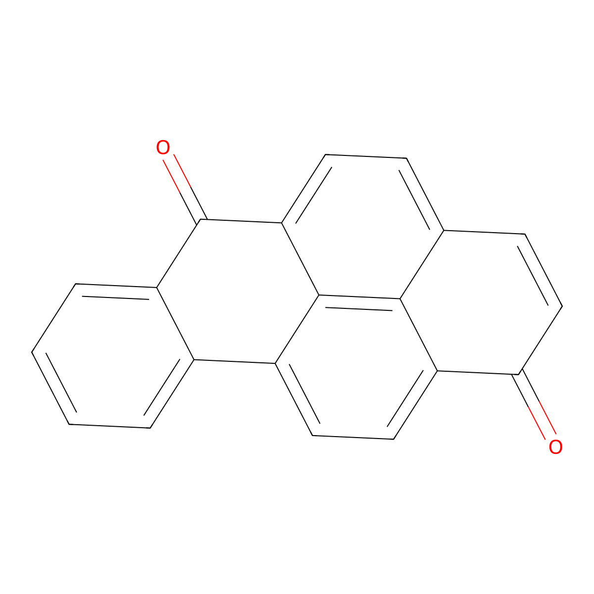 Benzo(a)pyrene-1,6-dione molecular structure, CAS 3067-13-8