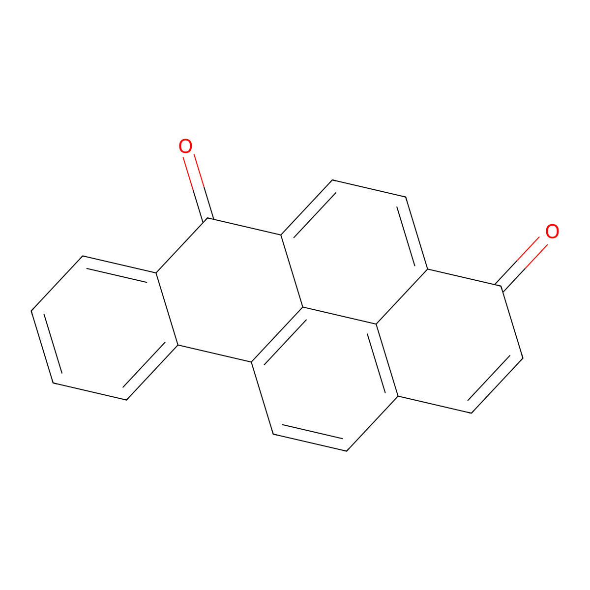 Benzo(a)pyrene-3,6-dione molecular structure, CAS 3067-14-9