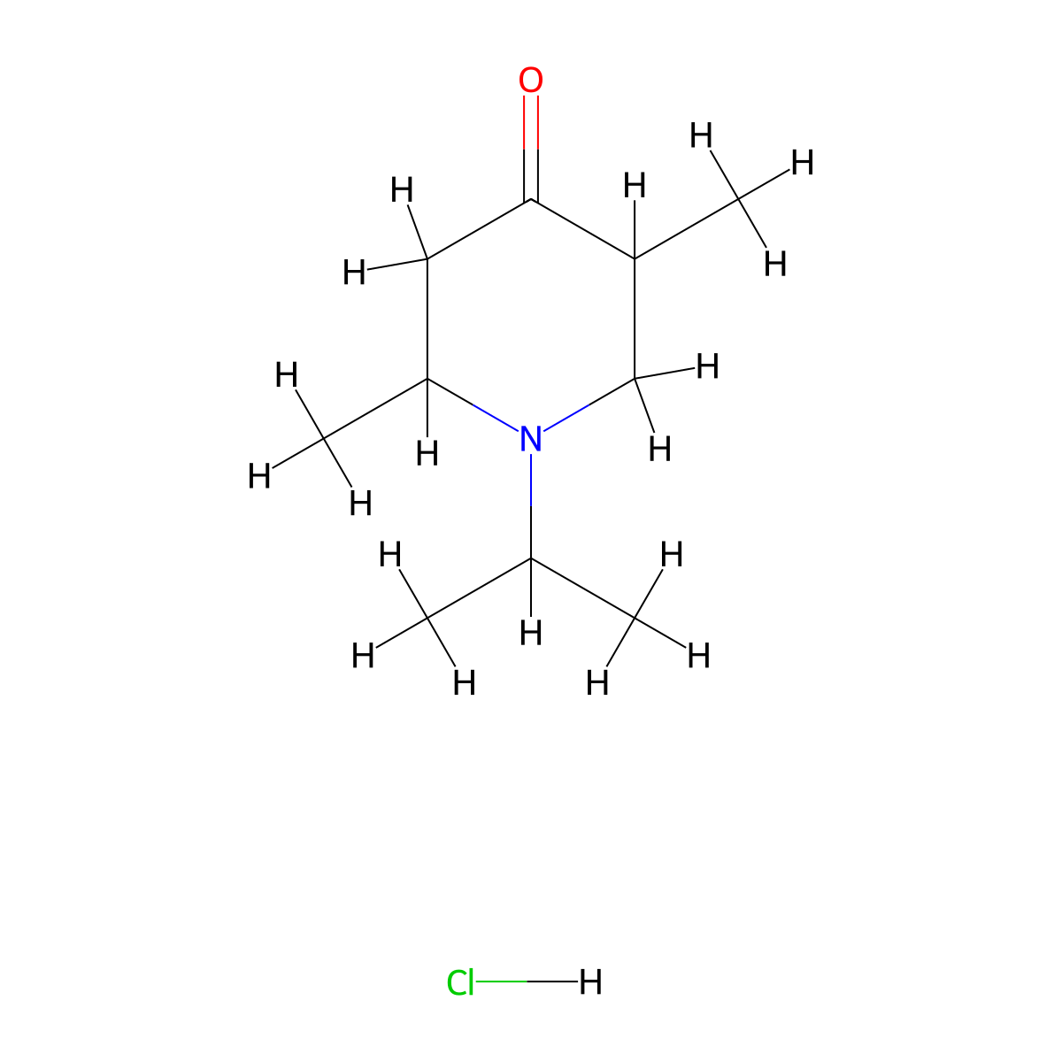 (2{S},5{R})-1-isopropyl-2,5-dimethylpiperidin-4-one molecular structure, CAS 30670-98-5