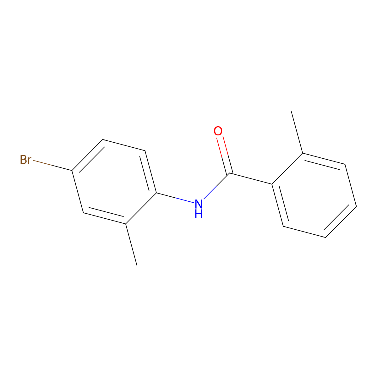 N-(4-Bromo-2-methylphenyl)-2-methylbenzamide molecular structure, CAS 306743-63-5