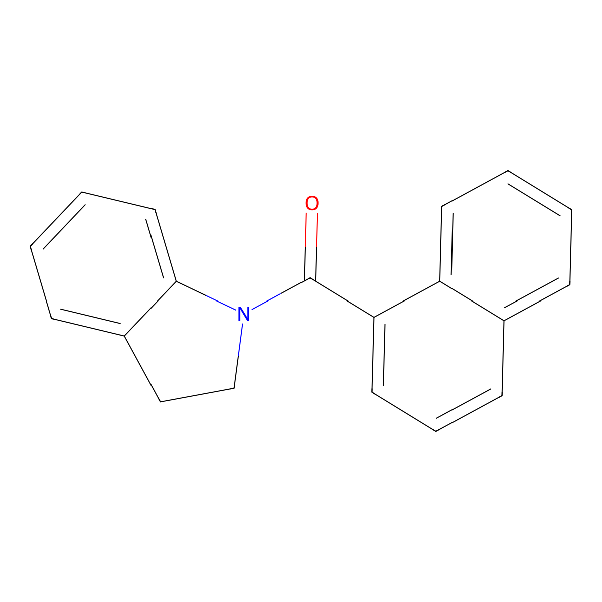 1-(1-Naphthoyl)indoline molecular structure, CAS 306745-38-0
