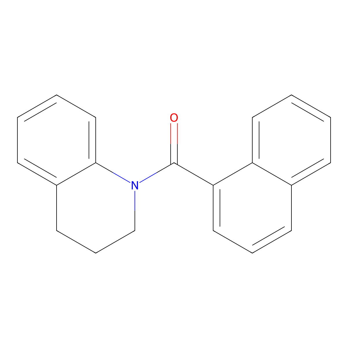 1-(1-Naphthoyl)-1,2,3,4-tetrahydroquinoline molecular structure, CAS 306745-50-6