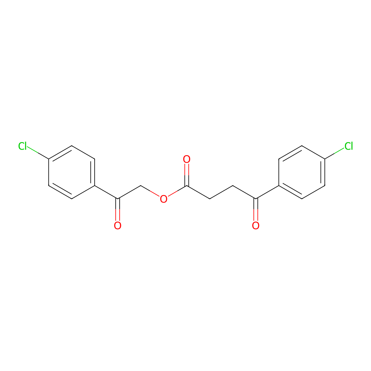 2-(4-Chlorophenyl)-2-oxoethyl 4-(4-chlorophenyl)-4-oxobutanoate molecular structure, CAS 306764-52-3