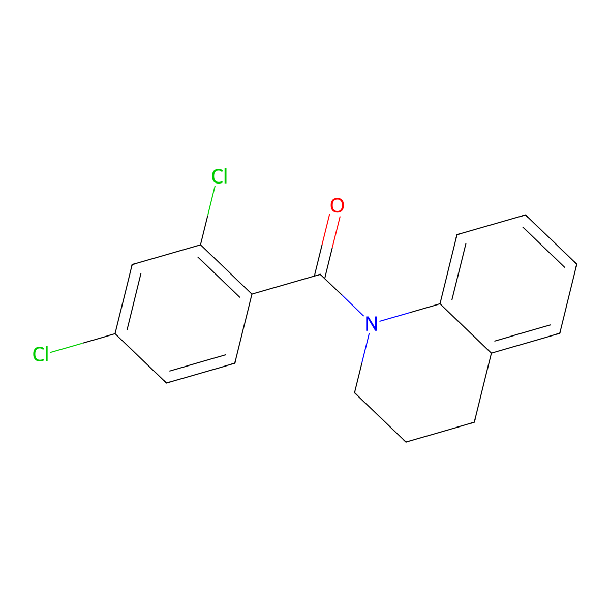 1-(2,4-Dichlorobenzoyl)-1,2,3,4-tetrahydroquinoline molecular structure, CAS 306766-49-4