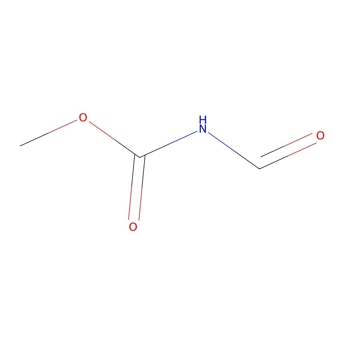 Methyl formylcarbamate molecular structure, CAS 30690-19-8