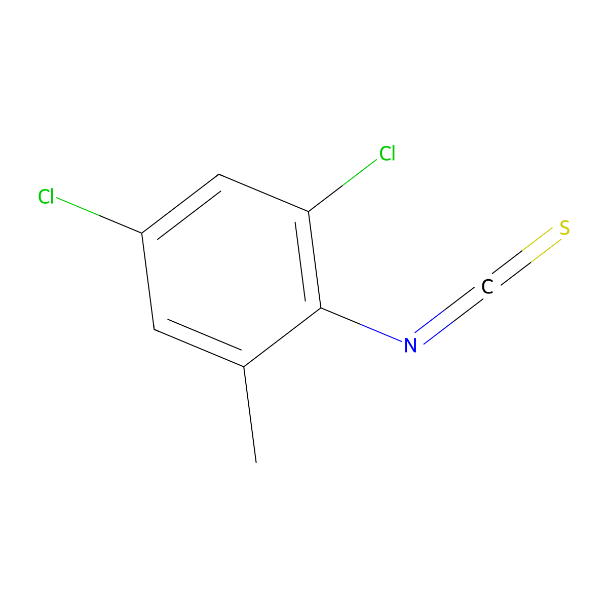 1,5-Dichloro-2-isothiocyanato-3-methylbenzene molecular structure, CAS 306935-83-1