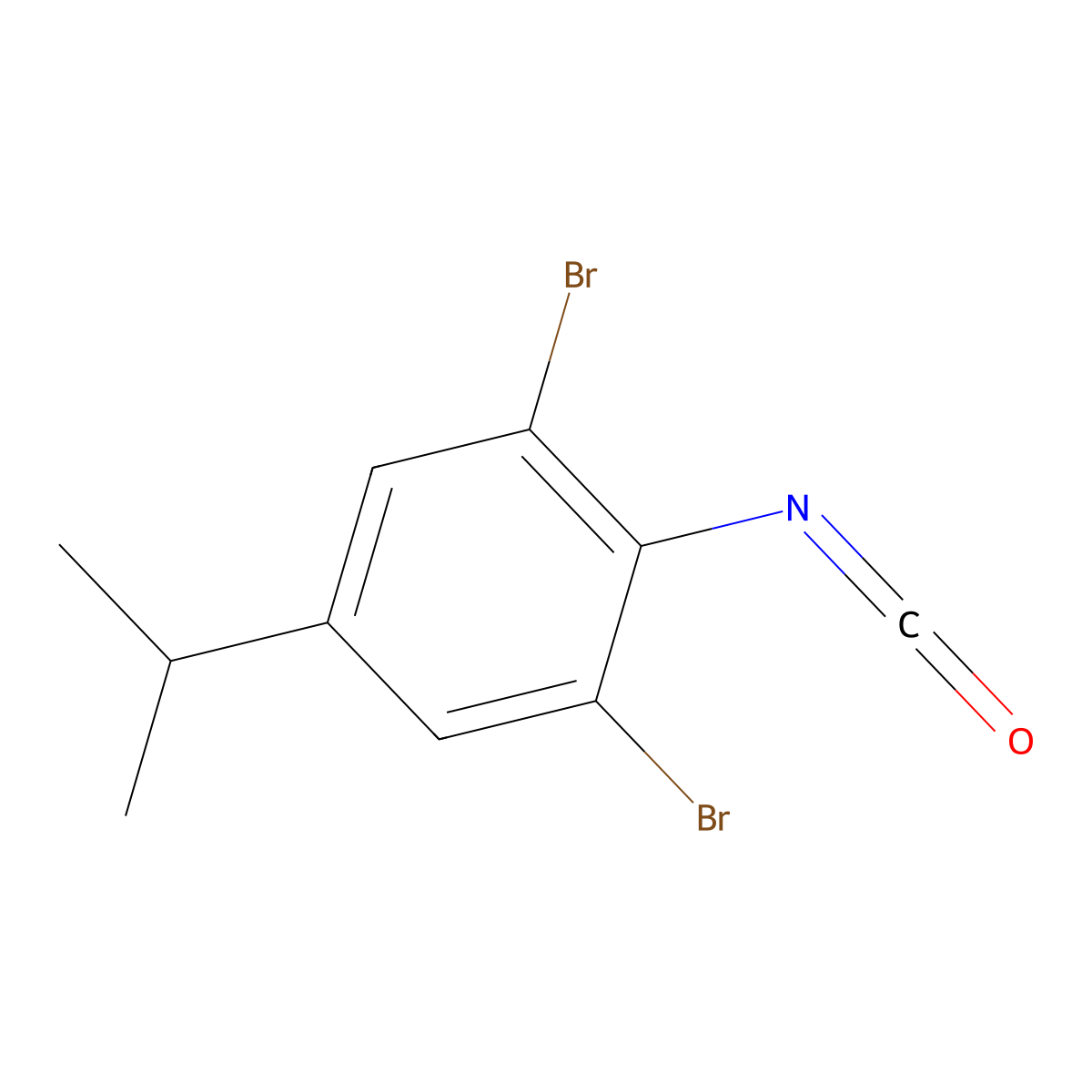 2,6-Dibromo-4-Isopropylphenyl Isocyanate molecular structure, CAS 306935-84-2
