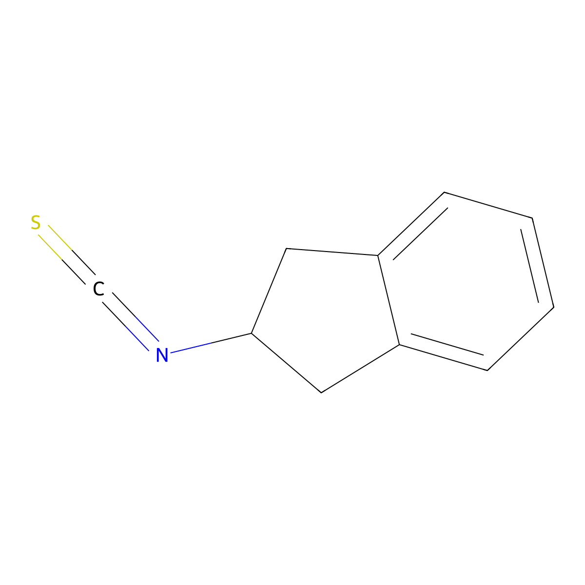 2-isothiocyanato-2,3-dihydro-1H-indene molecular structure, CAS 306935-87-5