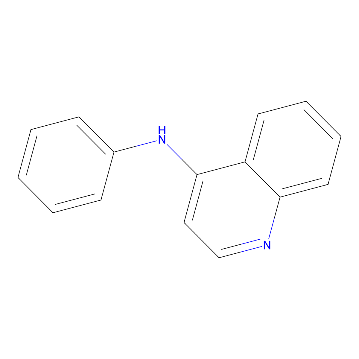 N-phenylquinolin-4-amine molecular structure, CAS 30696-07-2