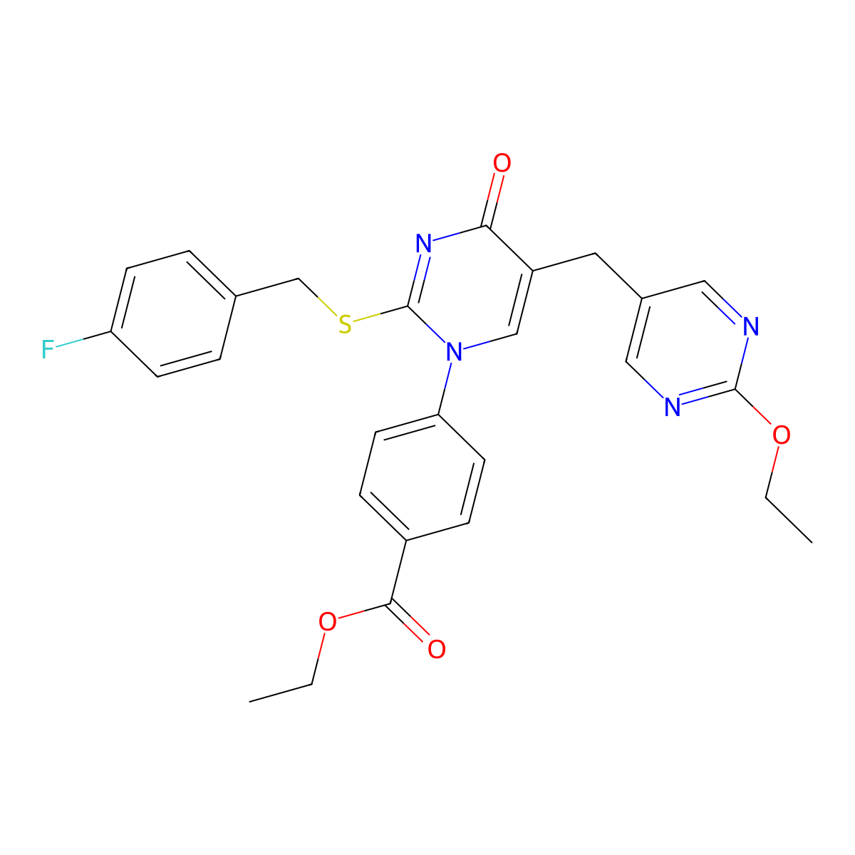 GW1100 molecular structure, CAS 306974-70-9
