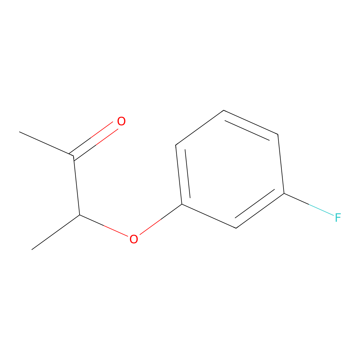 3-(3-Fluorophenoxy)-2-butanone molecular structure, CAS 306979-64-6