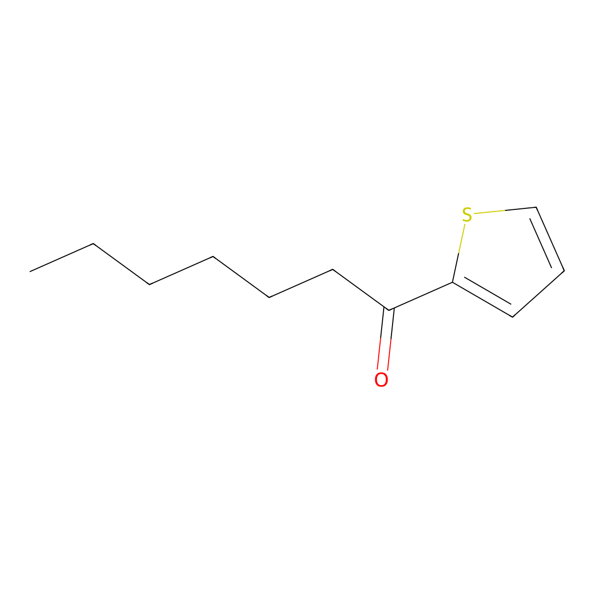 2-(n-Heptanoyl)thiophene molecular structure, CAS 30711-40-1