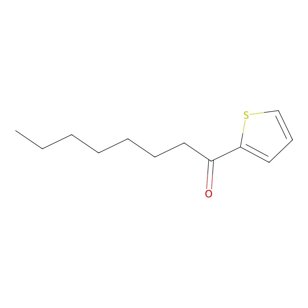 2-Octanoylthiophene molecular structure, CAS 30711-41-2