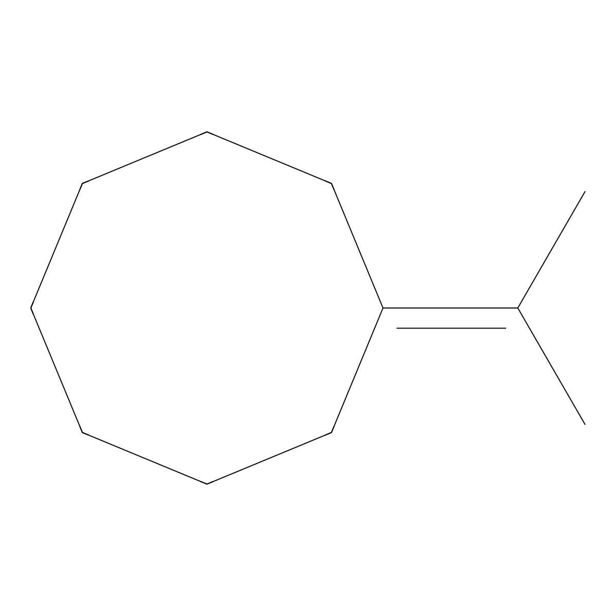 Cyclooctane, (1-methylethylidene)- molecular structure, CAS 30718-63-9