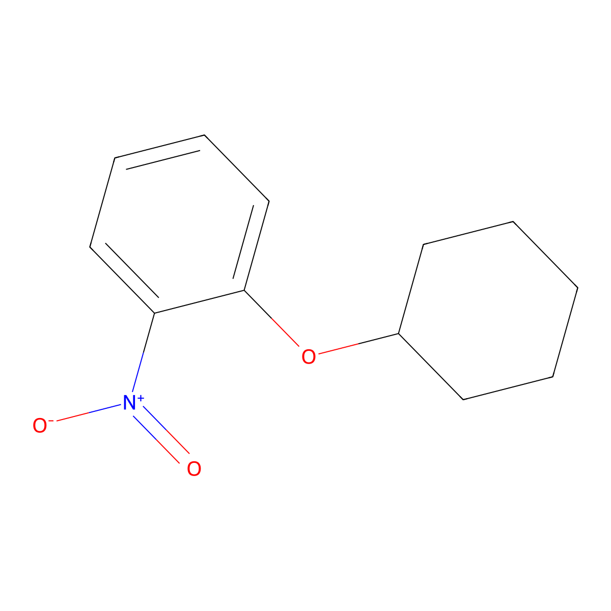 1-(Cyclohexyloxy)-2-nitrobenzene molecular structure, CAS 30718-74-2