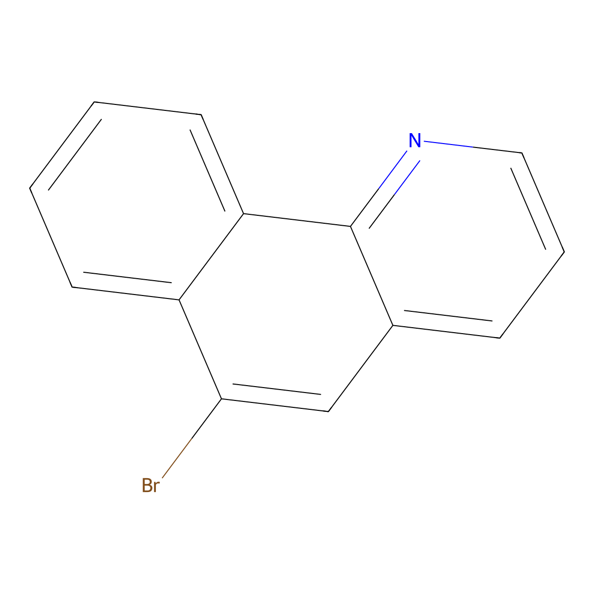 6-Bromobenzo[h]quinoline molecular structure, CAS 30727-61-8
