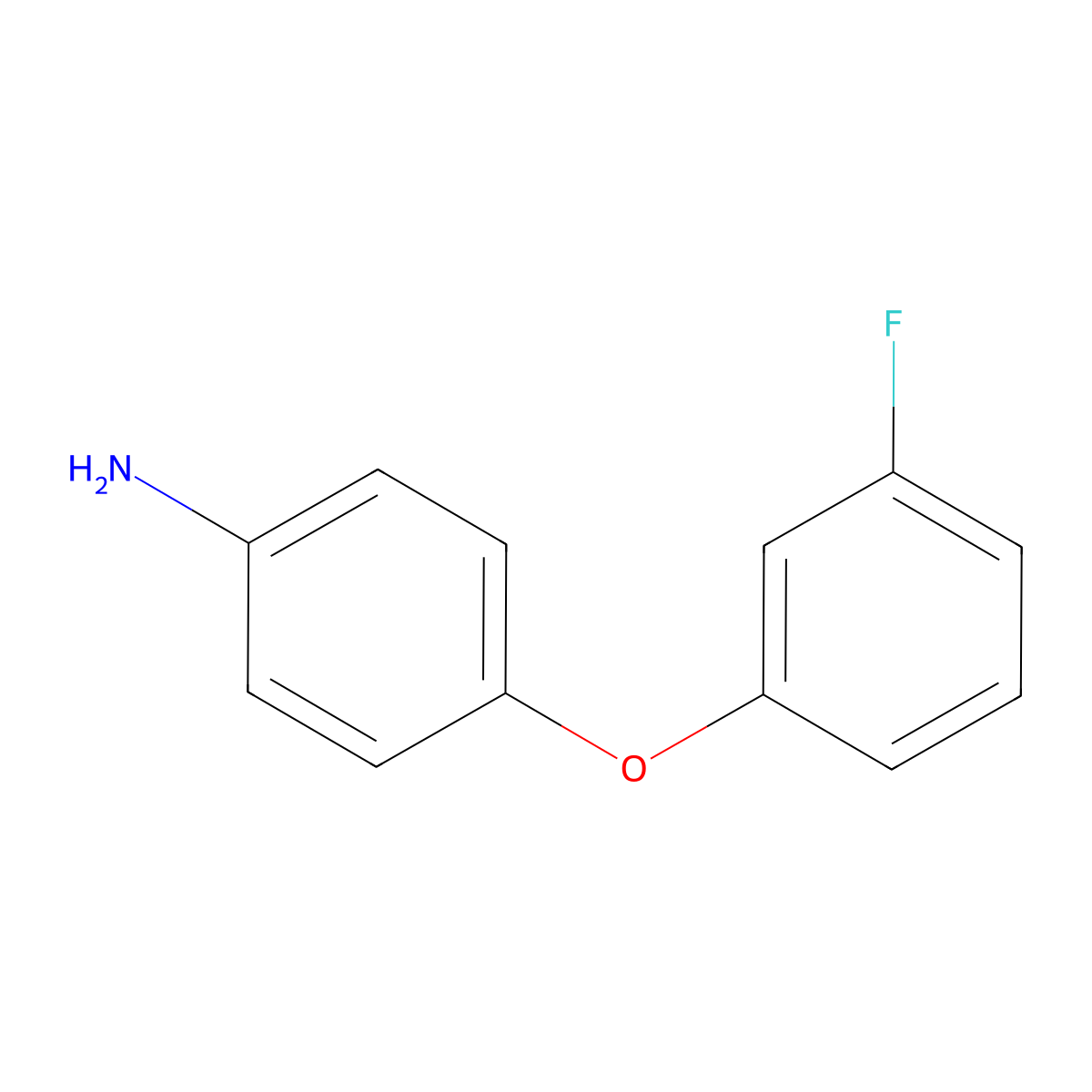 4-(3-Fluorophenoxy)aniline molecular structure, CAS 307308-62-9