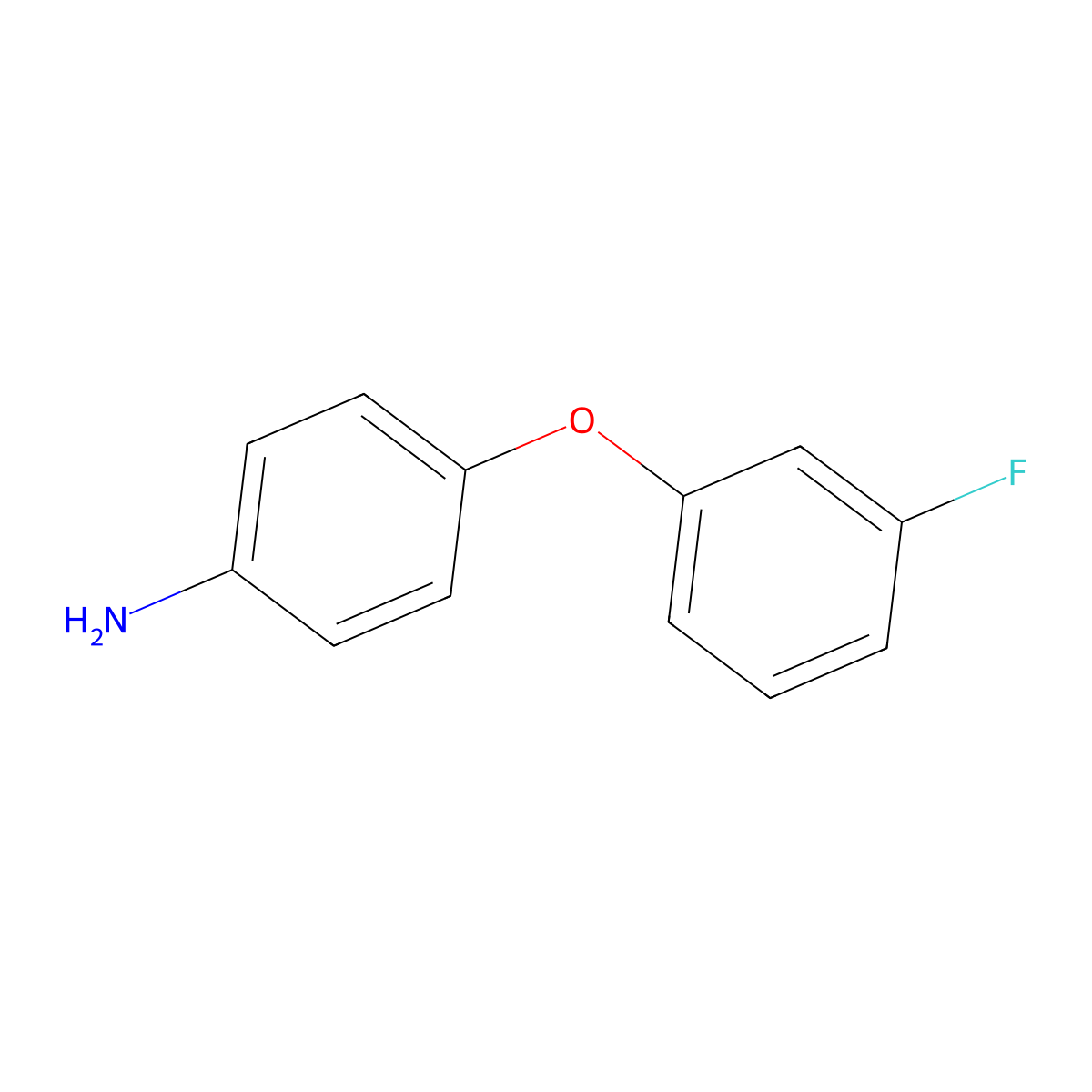 4-(3-Fluorophenoxy)aniline molecular structure, CAS 307308-62-9