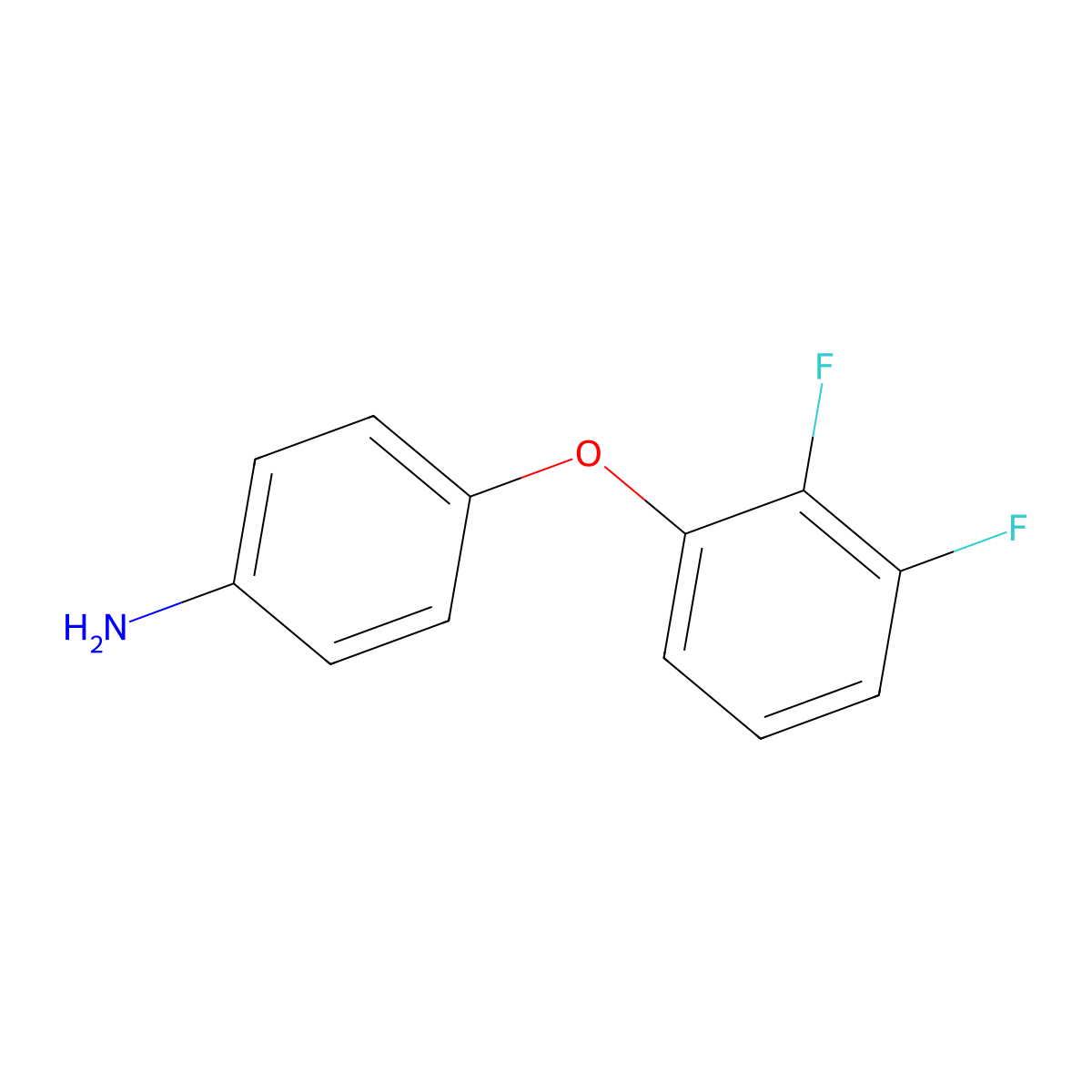 4-(2,3-Difluorophenoxy)aniline molecular structure, CAS 307308-80-1