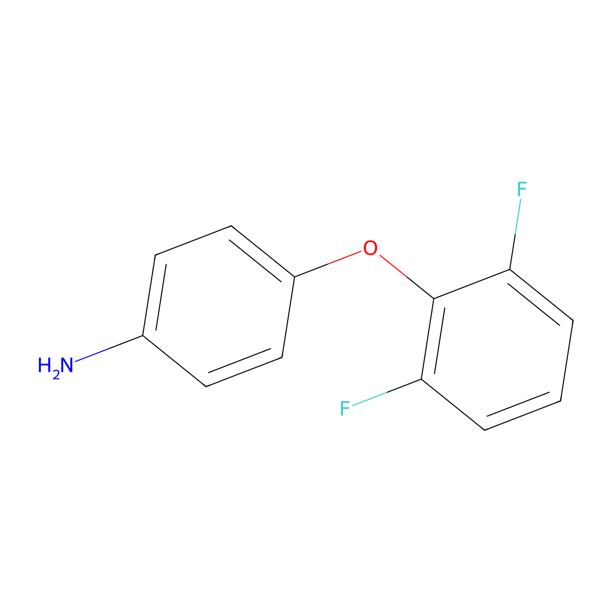 4-(2,6-Difluorophenoxy)aniline molecular structure, CAS 307308-81-2