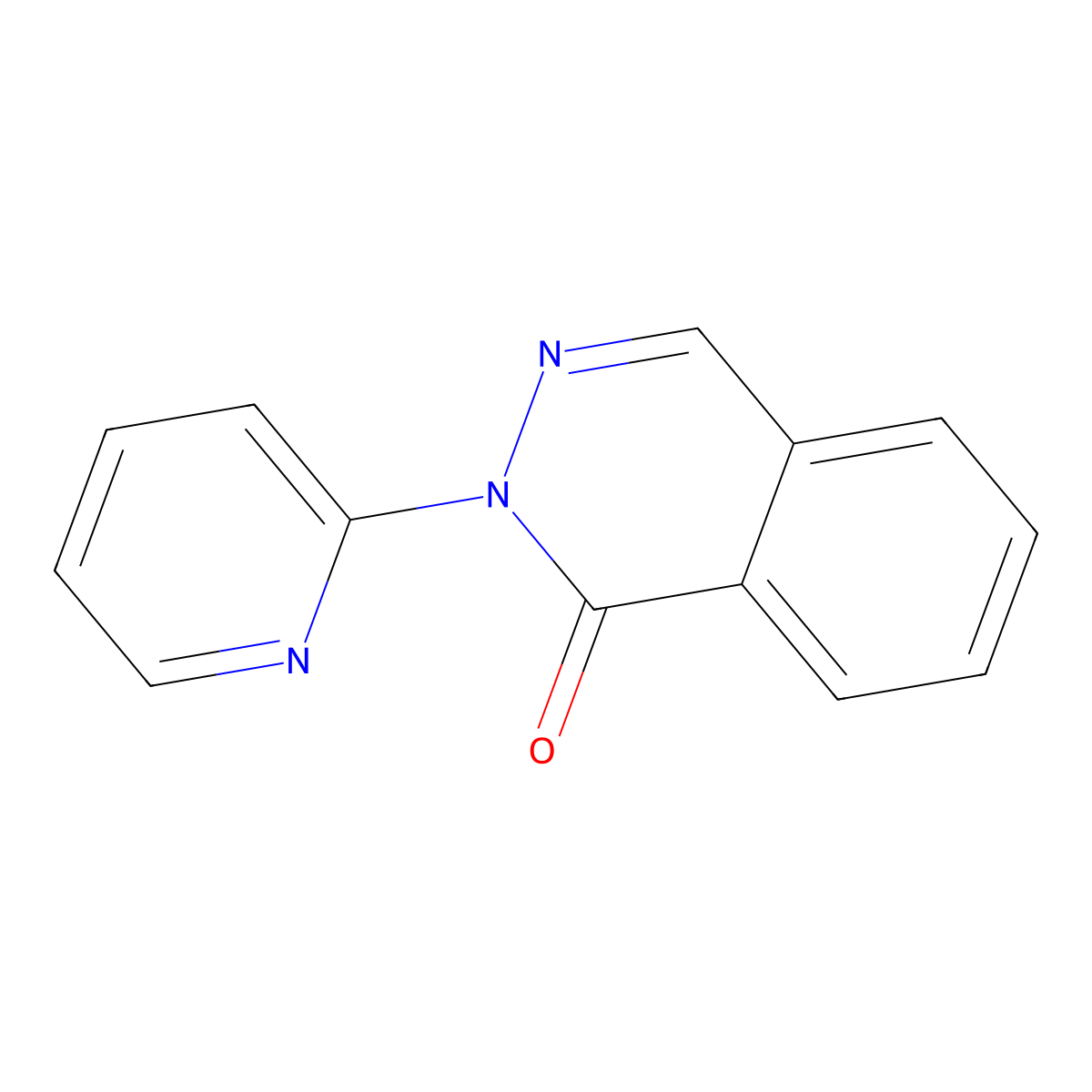 2-Pyridin-2-ylphthalazin-1-one molecular structure, CAS 307324-42-1