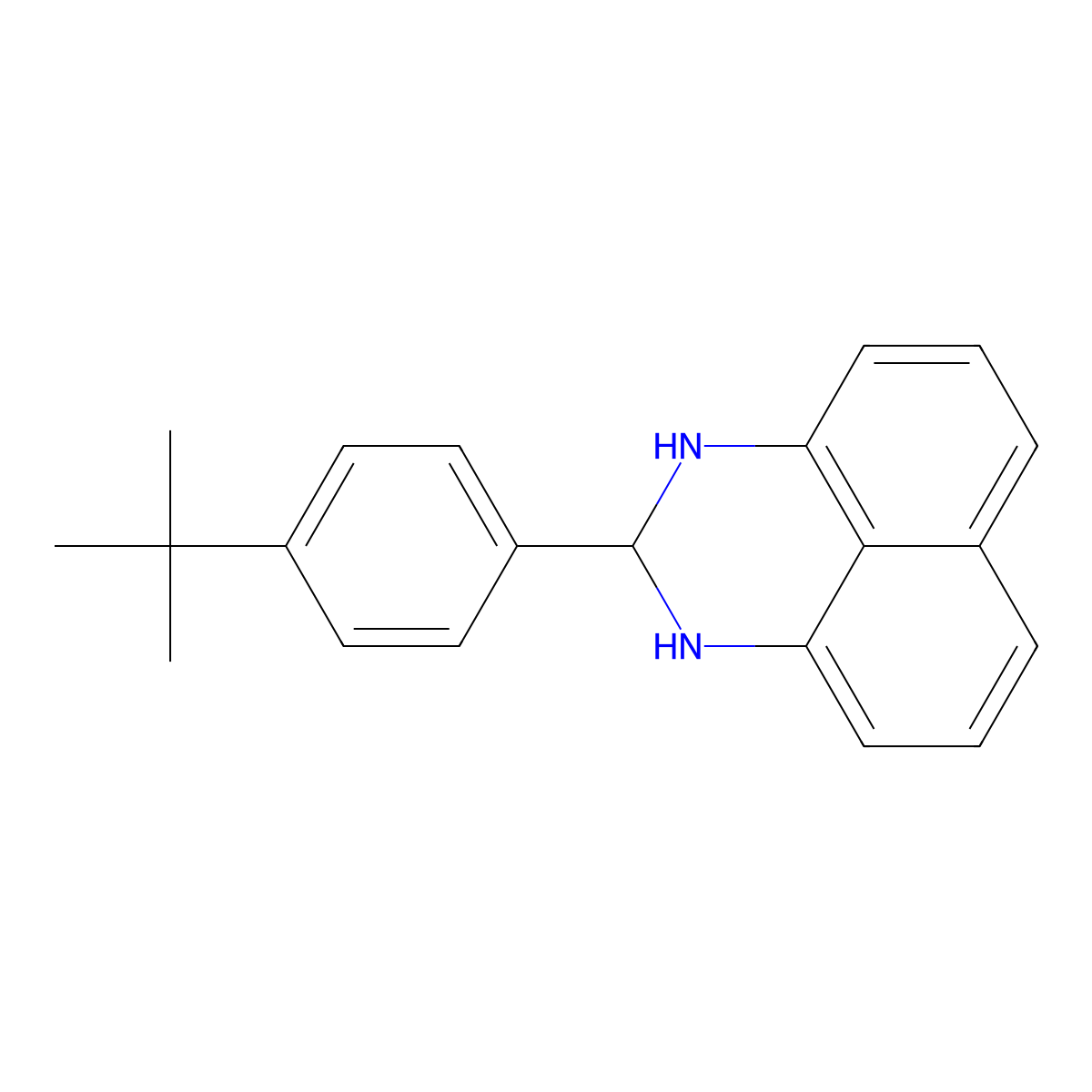 2-(4-tert-butylphenyl)-2,3-dihydro-1H-perimidine molecular structure, CAS 307330-18-3