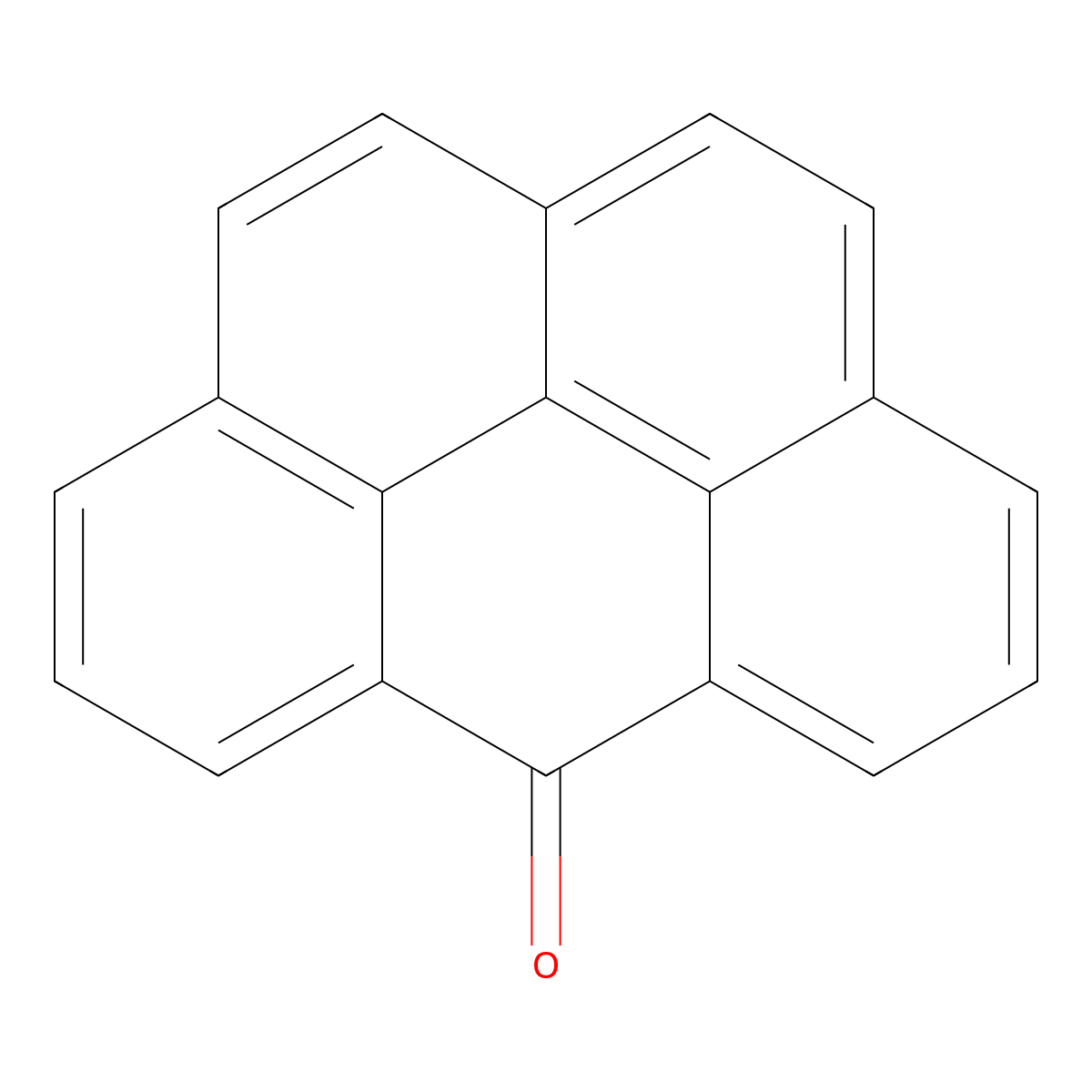 6H-Benzo[cd]pyren-6-one molecular structure, CAS 3074-00-8