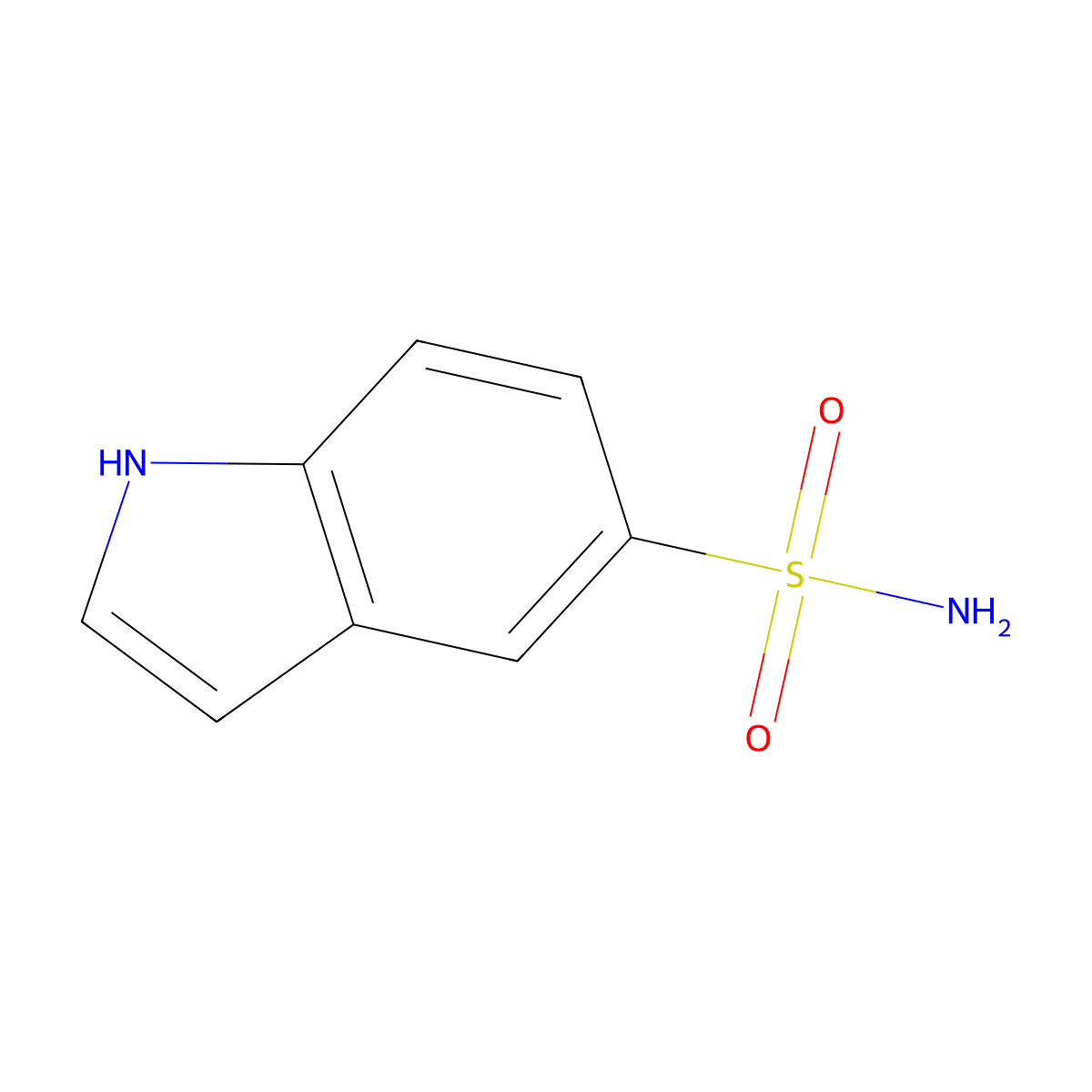 1H-Indole-5-sulfonamide molecular structure, CAS 3074-27-9