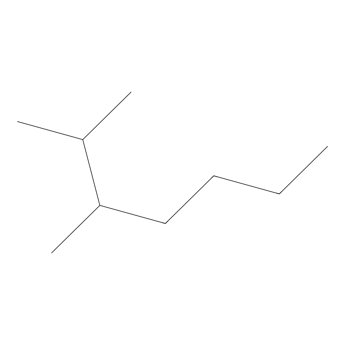 2,3-Dimethylheptane molecular structure, CAS 3074-71-3