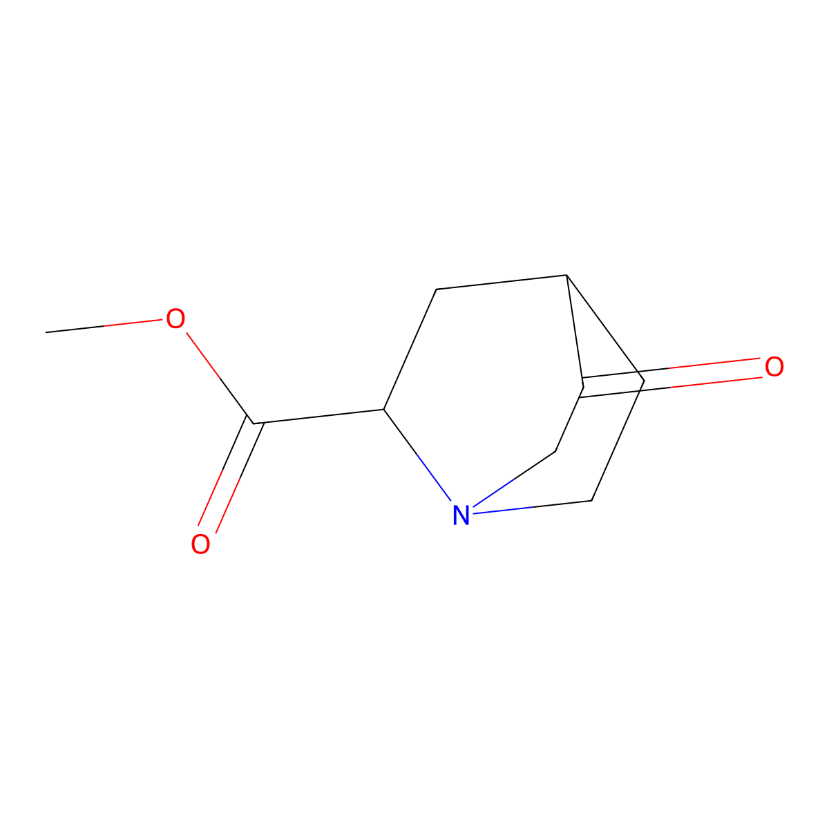 Methyl 5-oxo-1-azabicyclo[2.2.2]octane-2-carboxylate molecular structure, CAS 30740-21-7