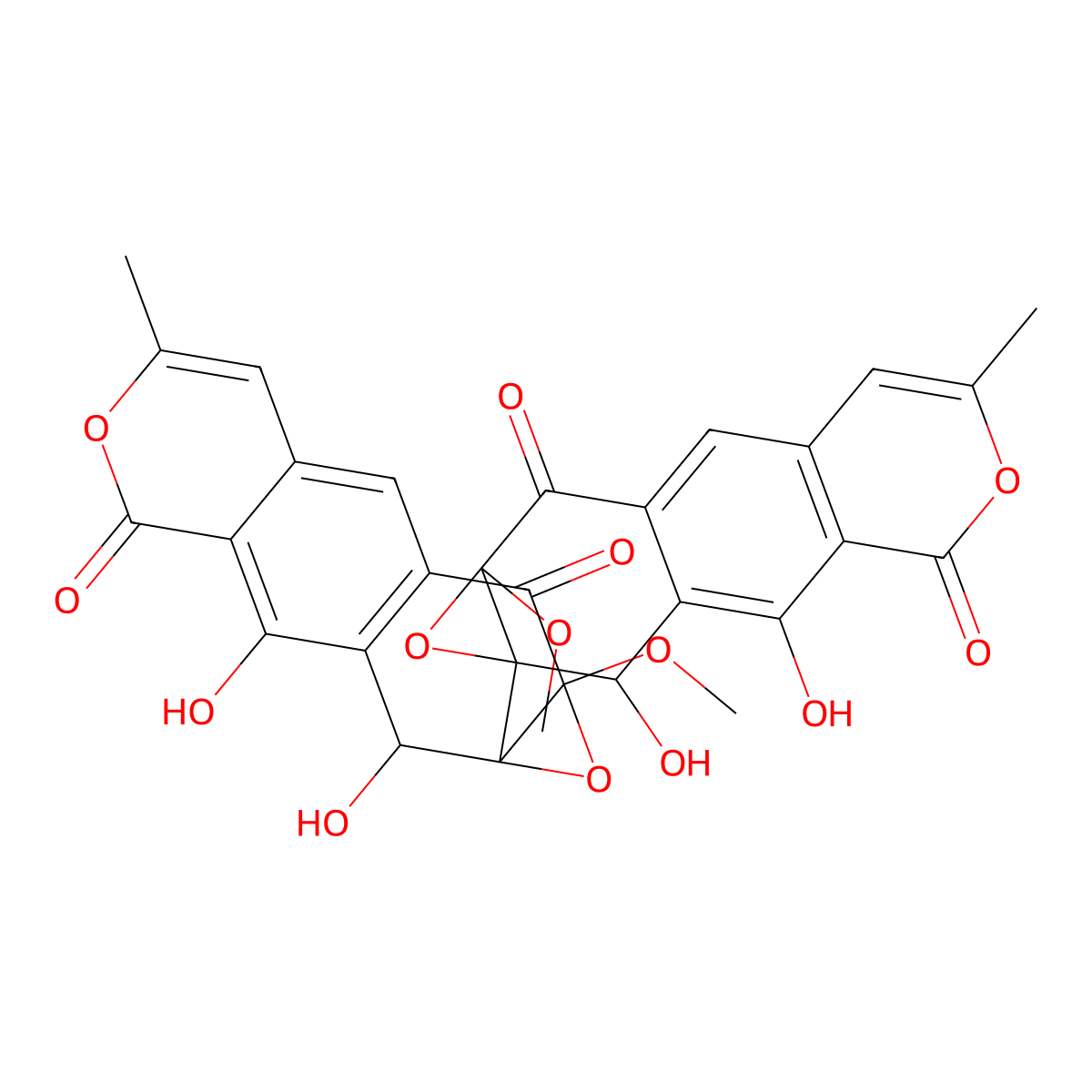 Xanthoepocin molecular structure, CAS 307494-35-5