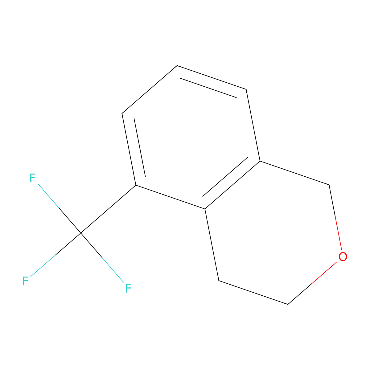 3,4-Dihydro-5-(trifluoromethyl)1H-2-benzopyran molecular structure, CAS 307494-54-8