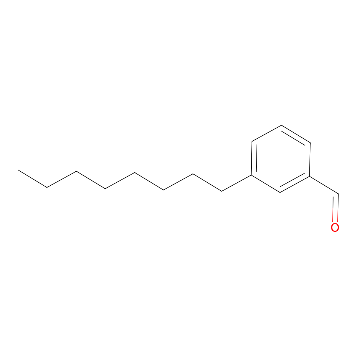 3-Octylbenzaldehyde molecular structure, CAS 307498-20-0