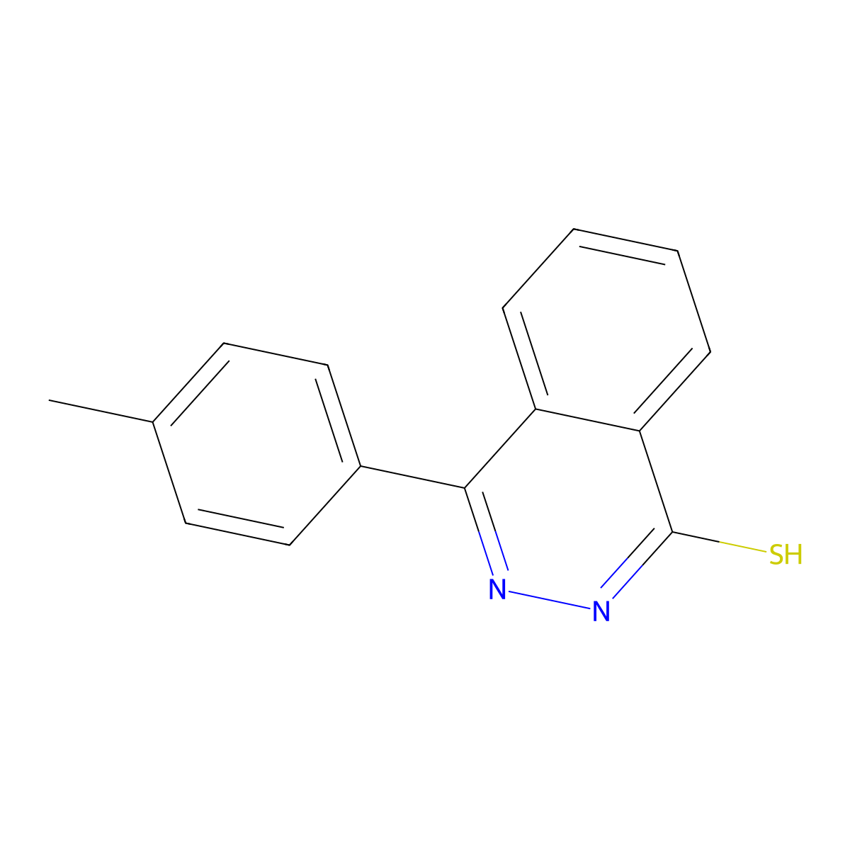4-(p-Tolyl)phthalazine-1-thiol molecular structure, CAS 307513-15-1