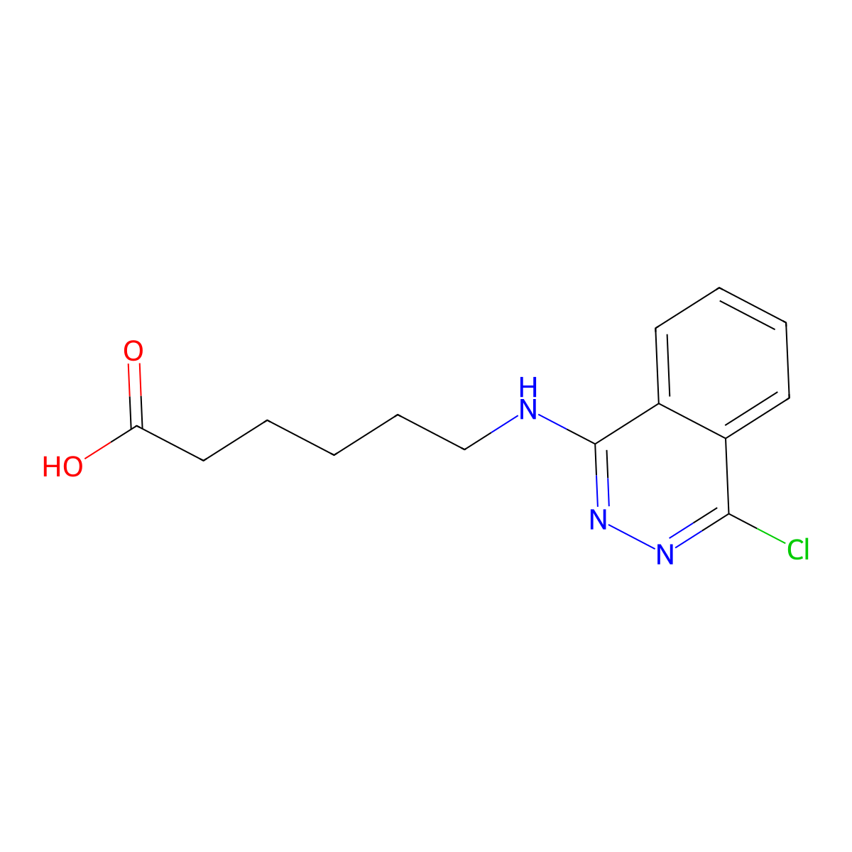 6-[(4-chlorophthalazin-1-yl)amino]hexanoic Acid molecular structure, CAS 307514-00-7